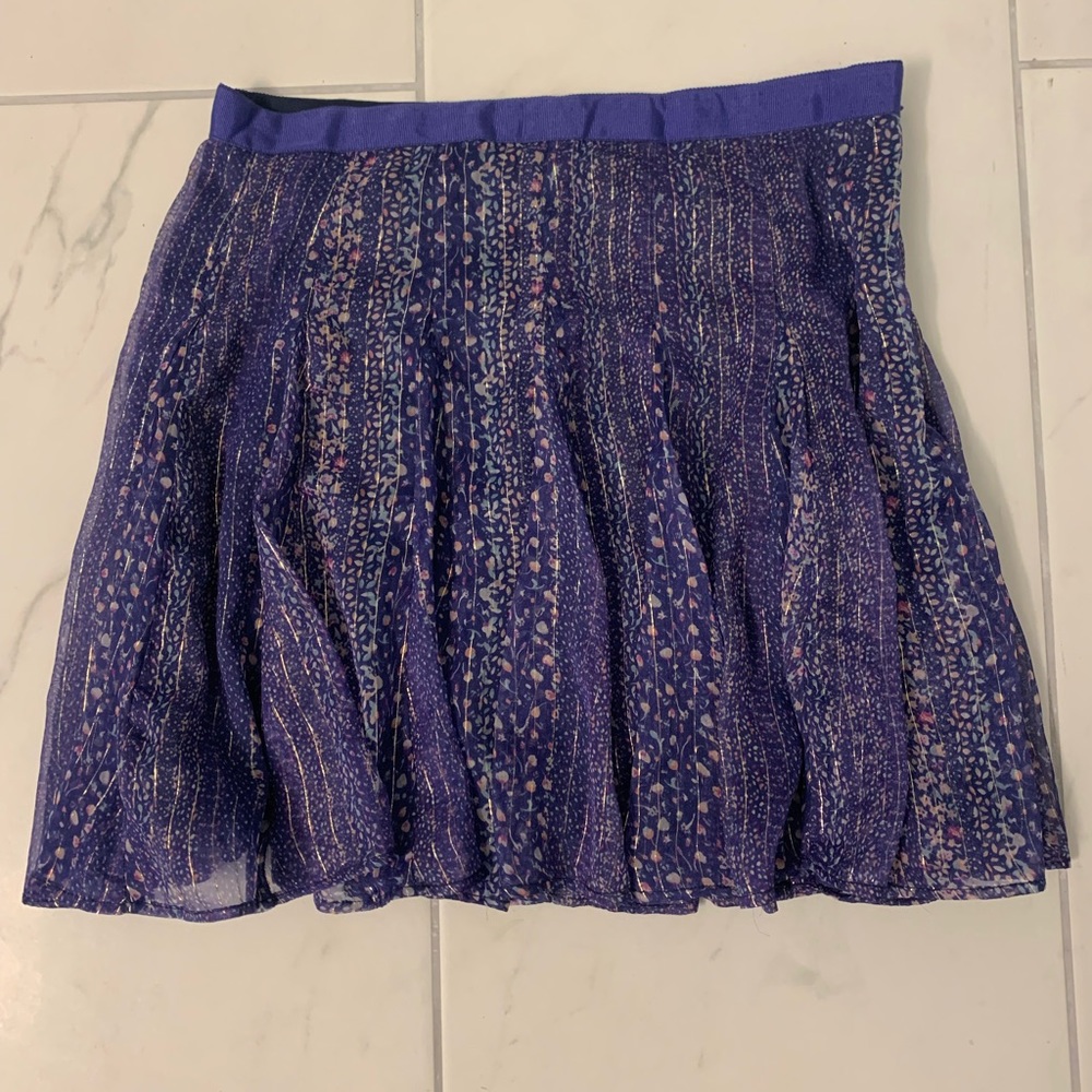 American Eagle Floral Mini Skirt